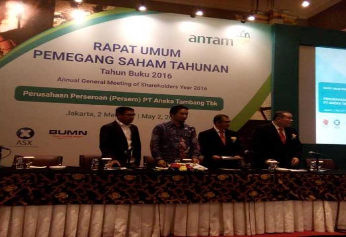 ANTAM Putuskan Tidak Bagikan Laba dan Dividen Tahun 2016